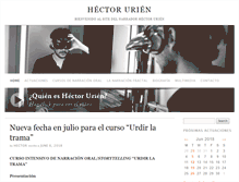 Tablet Screenshot of hectorurien.com